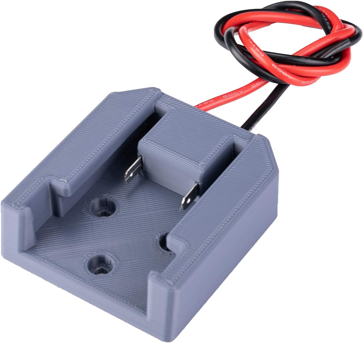 Battery Adapter for Milwaukee M18 Battery 18V Dock Power Mount Connector 14 Gauge Robotics(DIY): Home Audio & Theater