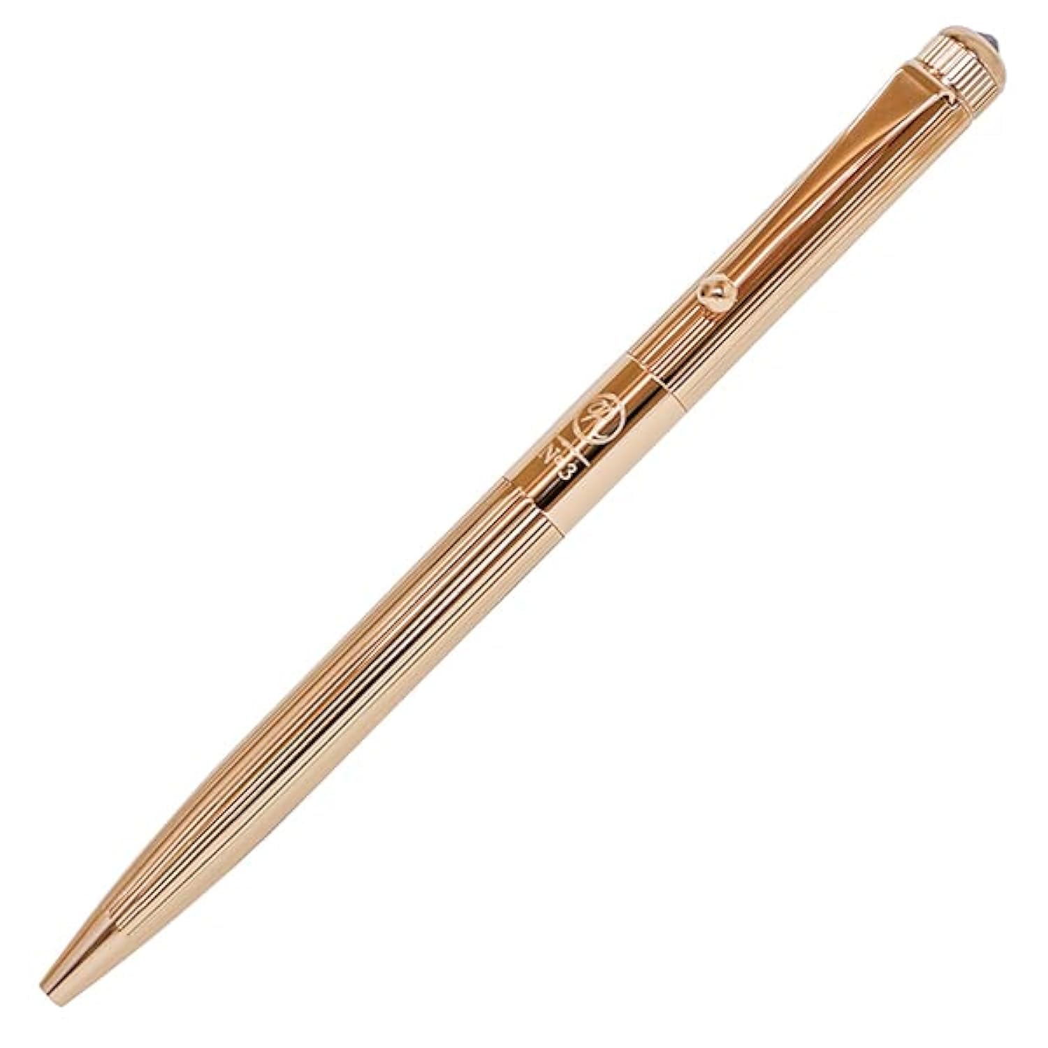 Photo 1 of Romeo No.3 Ballpoint Pen, Extra Slim Design, Retractable, Refillable, Black Ink, Vintage Rose