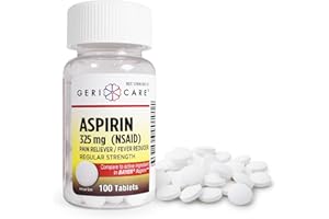 GeriCare Bottled Aspirin 325mg 100 Count Bottle (Pack of 1)