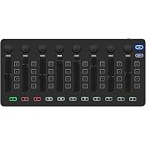 Wireless Midi Controller Mixer, Bluetooth Semi Weighted Professional dynamic keybed 8 Knobs and Music Production,Software Included (Black Mixer)