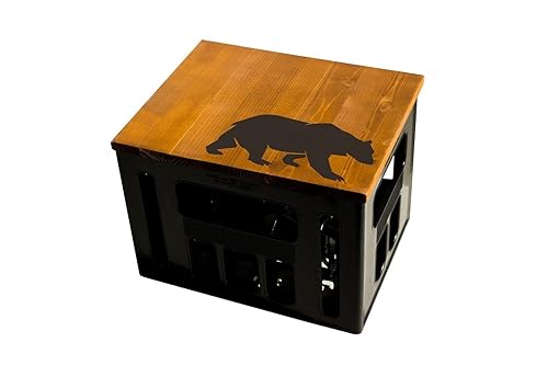 Geschenkidee Geburtstagsgeschenk Bierkastensitz Bierkistensitz Sitzauflage Bierkiste Bierkasten Sitz Hocker Holz Handmade Hip