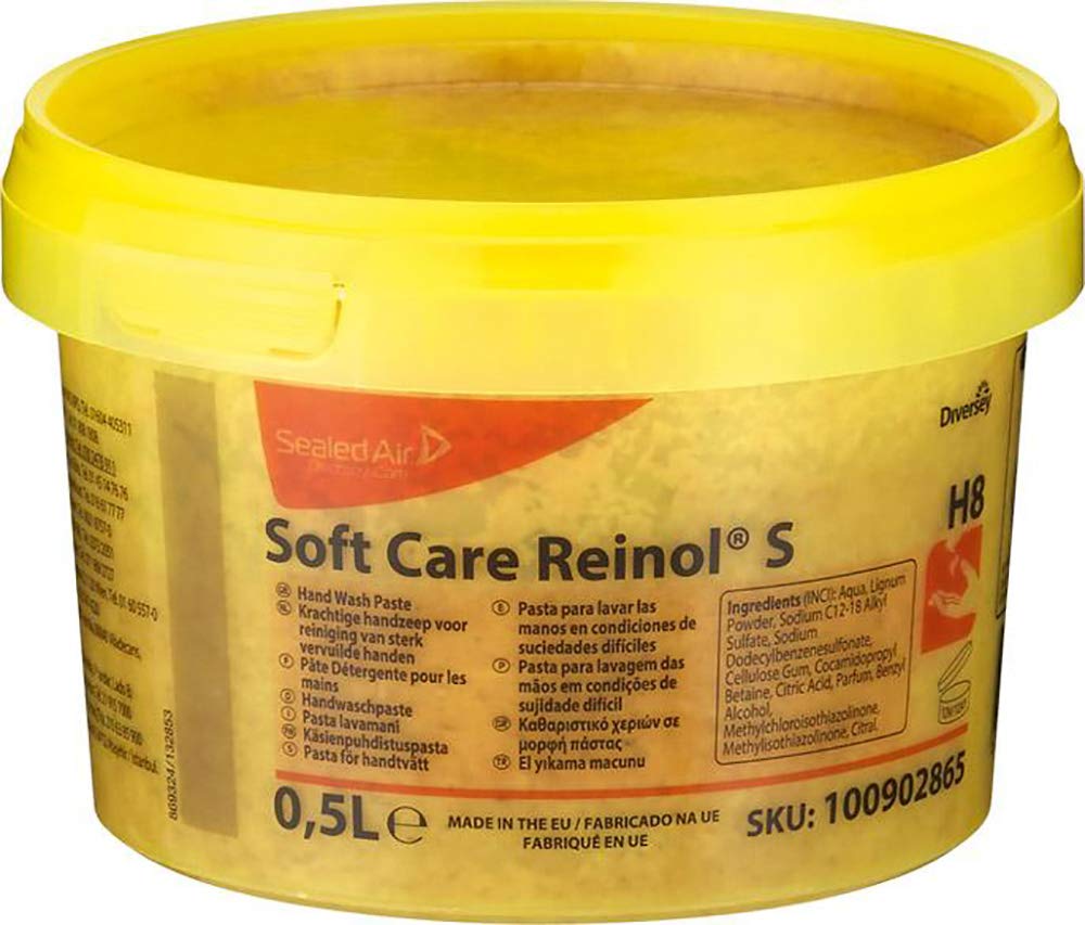 Diversey 100902865 Soft Care Reinol S, Hand Wash Paste with Natural reibemittel, 0,5 L