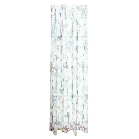 Magideal Tab Top Curtain Voile Print For Fenetre 100x250 Cm