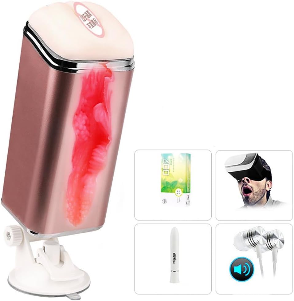 Male Soft Silicon Throat Sucker Masturbation Cup Device Adult Stamina Training Masturbateur Pink
