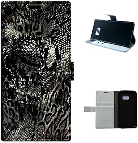 Galaxy S7 Active case.SoloShow(R) Samsung Galaxy S7 Active SM G891A 5.1 inch PU Leather Wallet Flip case [Card/Cash Slots] (snakeskin)