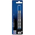 Mont Blanc Rollerball Refill, Fine 2X1, Pacific Blue (105163)