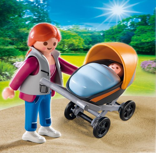 PLAYMOBIL 4756 - Mama mit Kinderwagen – Bild 3