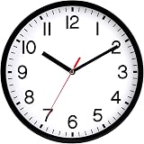 Coslife Wall Clock 9 Inch Silent Quartz Battery Operated Non Ticking view 9
