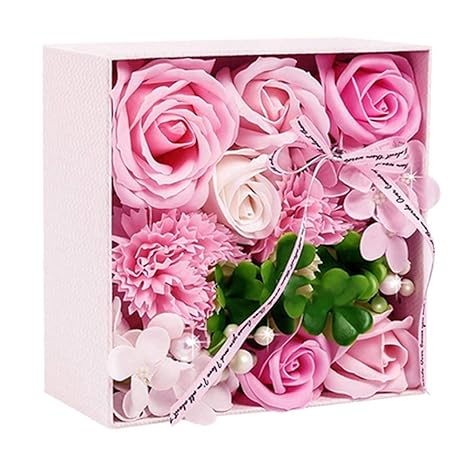 Fleur De Savon Savon De Bain Rose Fleur Naturel Préservé