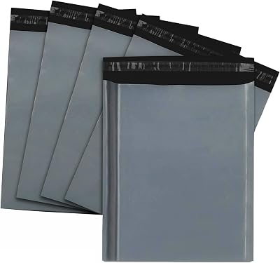 G4GADGET 5 Pack 17x24in Grey Large Mailing Bags 425x600mm Heavy Duty