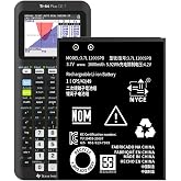 Qoutmcuy TI-84 Plus CE Battery,[2026 New Upgraded] 1600mAh Fits Texas Instruments TI-84 Plus CE,TI Nspire CX/CX II、TI Nspire CX CAS/CX II CAS,P/N:P11P35-11-N01/For 3.7L1200SPB High Capacity Battery