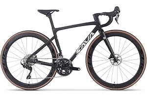 SAVADECK Carbon Road Bike,Lightweight Full Carbon Racing Bicycle with Shimano 105 R7120 24S Shift Groupset and Hydraulic Oil Disc Brake Bike