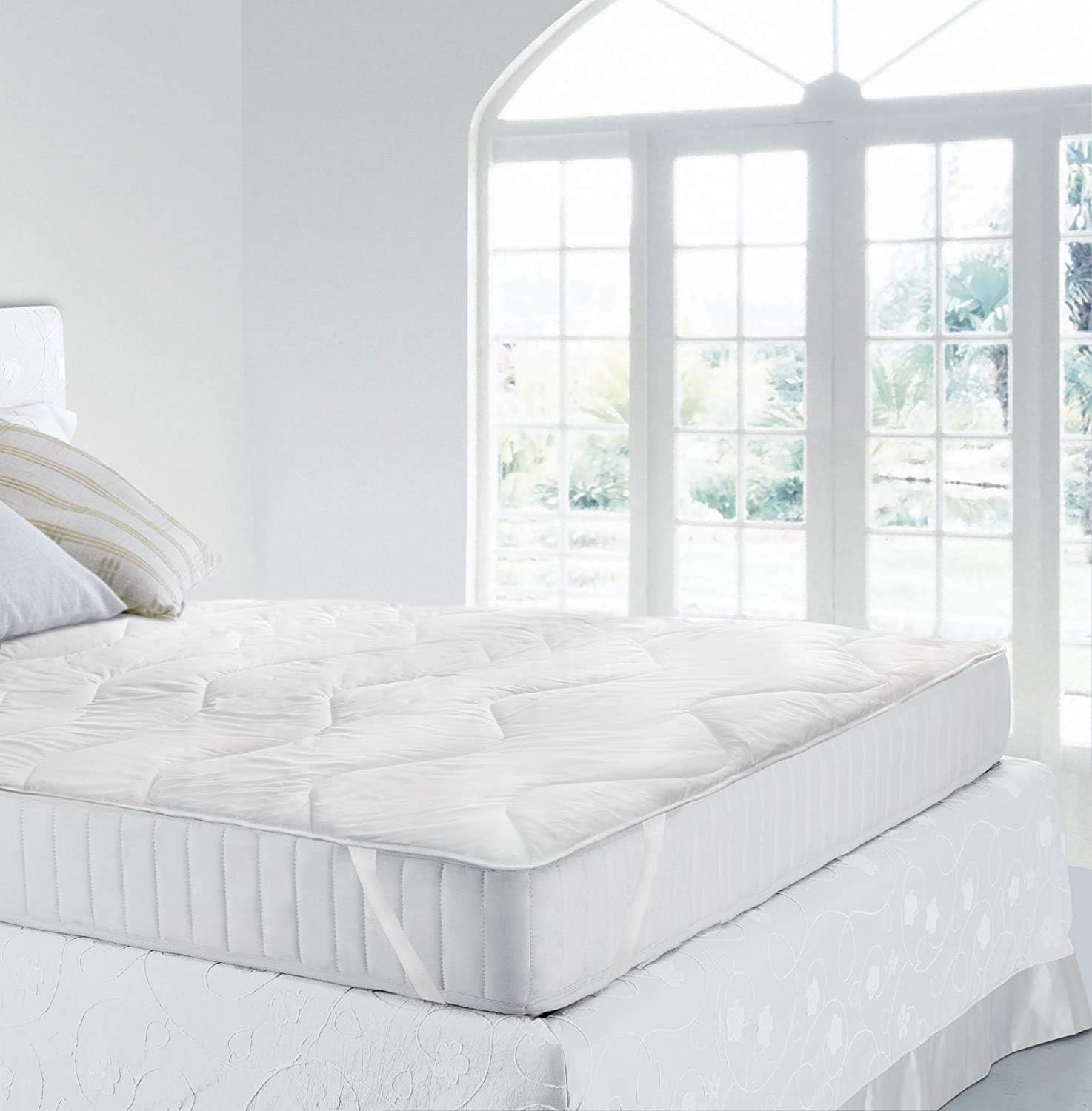 Slumberland Full Bed Size Heated Electric Mattress Topper, 9 Temperature Settings, all Night Use, Pre Heat Settings, Easy Fit - Image 4