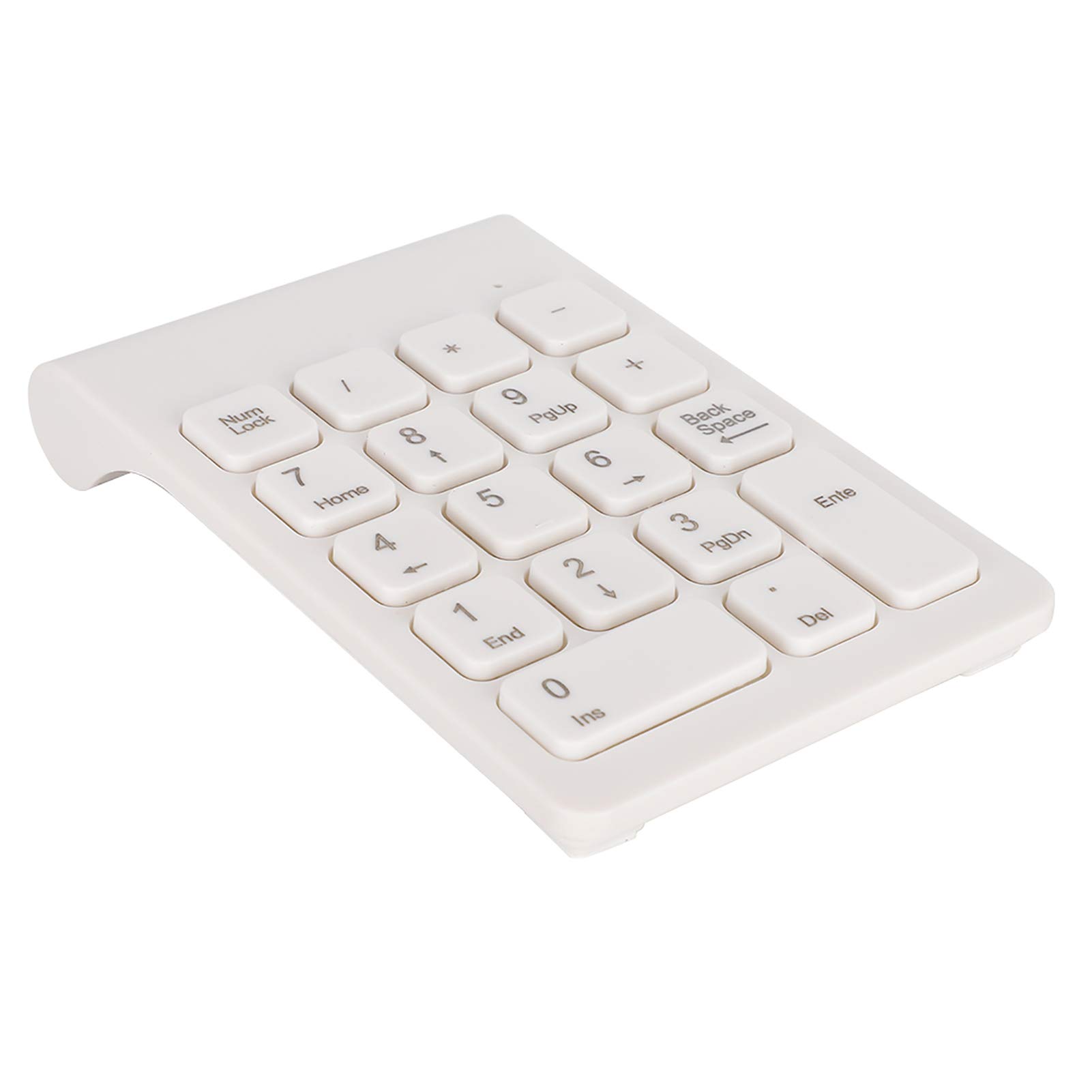 Dilwe Numeric Keypad, 2.4G wireless number pad, Portable Financial Accounting Number Keyboard Computer Accessory for Laptop/PC/Desktop/Notebook 5.04 x 5.24in