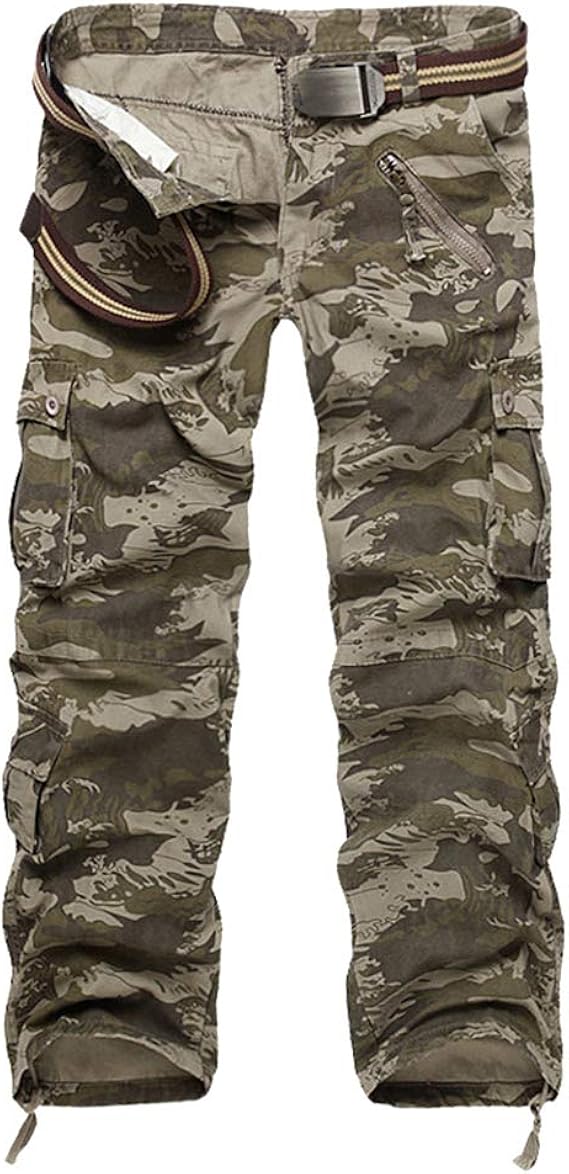 LABEYZON Men's Outdoor Tactical Pants Cotton Casual Hiking