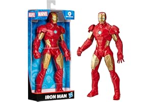 Marvel, Action Figure, Homem de Ferro, Mighty Hero Series - Brinquedo de Herói com 24 cm, Articulado - A partir de 4 Anos