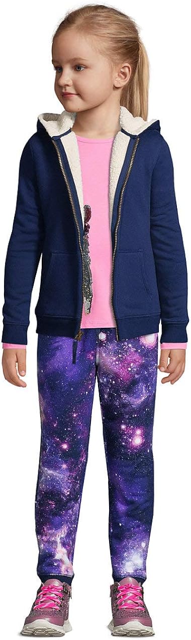 Lands' End Kids Sherpa Lined Zip Hoodie: Clothing