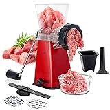 LHS Manual Meat Grinder with Stainless Steel Blades