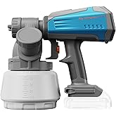 Tilswall Cordless Paint Sprayer with 90000RPM Brushless Motor, Spray Paint Gun Compatible with Dewalt 20V Battery(No Battery)