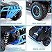 RC Cars 1/18 Scale 4WD High Speed Rock Crawler Vehicle 15.5MPH+ 2.4Ghz Radio Remote Control Off Road RTR Racing Monster Trucks Short Course Ghost Black & Blue