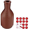 DGZZI Billiard Pool Shaker Pool Snooker Billiard Table Kelly Pool Shaker Bottle with Red and White Tally Peas