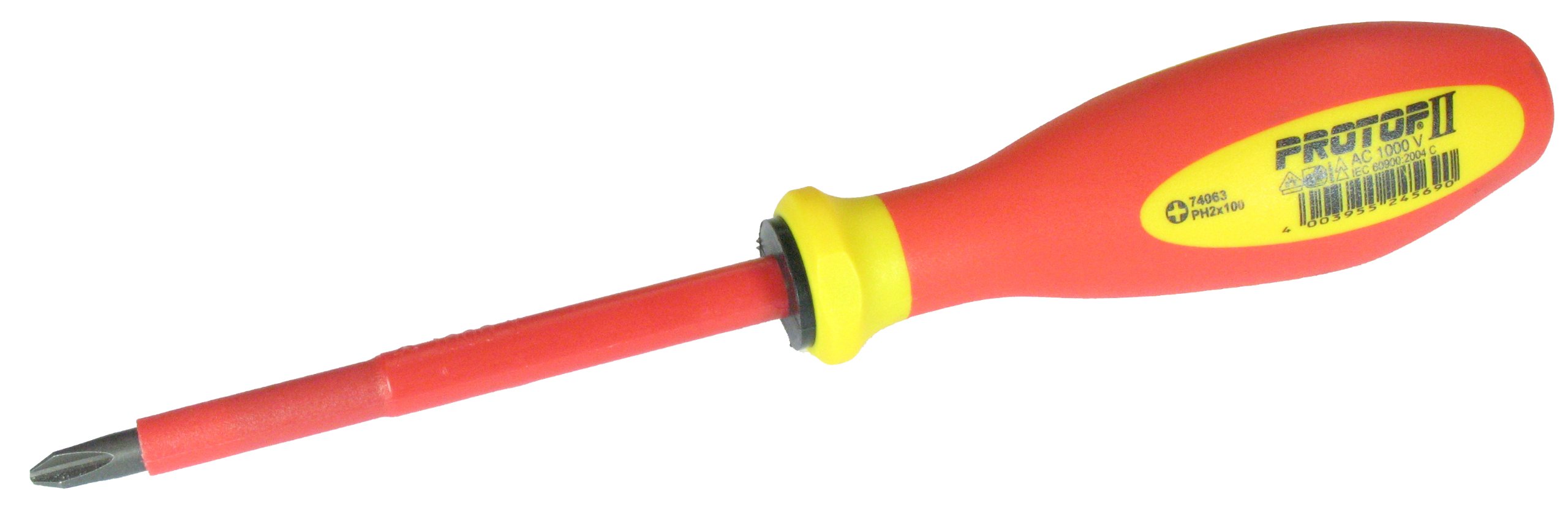 WITTE 74063 - Destornillador aislado Phillips PRO VDE (PH2x100)