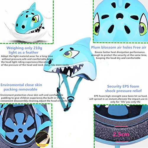image for BELIESAFE Kids Bike Helmet Multi-Sport Helmet for Cycling /Skateboard 
