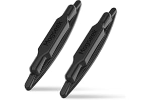 MOGSEEK 2 PCS Magnetic Stud Finder, No Batteries Required, Stud Finder Easy to Locate Screws, Metal Studs and Nails, Nail Locator for Drywall and Wood (Black)