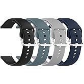 BabyValley Compatible with Poounur KW281A Bands, Soft Wristband Waterproof Replacement Sport Strap for Poounur KW281A Smartwatch