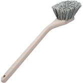 Nanoskin Professional Angled Brush for Exterior Wheels, 20" | Angled Brush, Salt and Pepper Bristles, Acid Detergent Resistant, Exterior Wheel Boat RV Cleaning Use