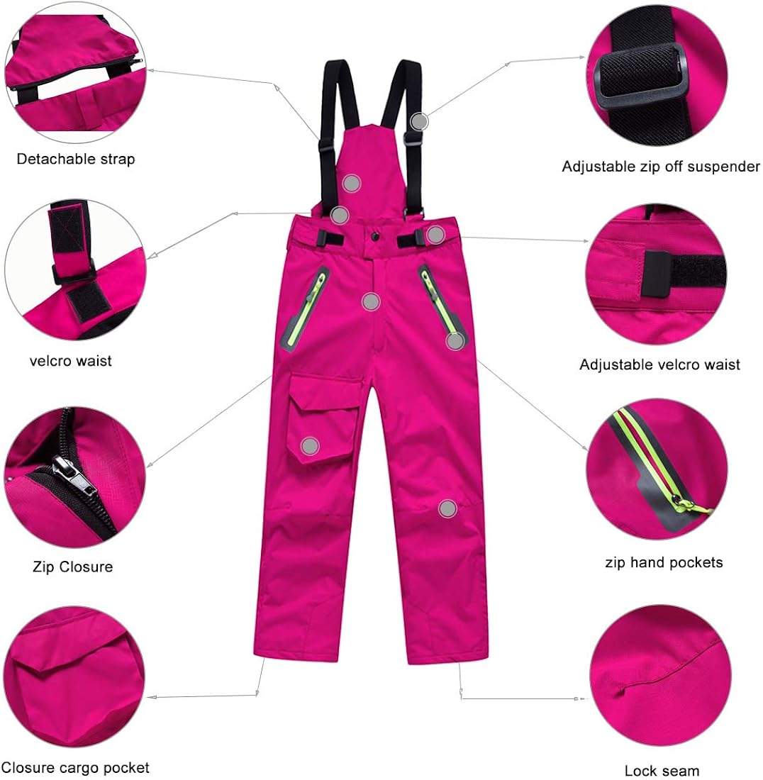 girls insulated overalls
