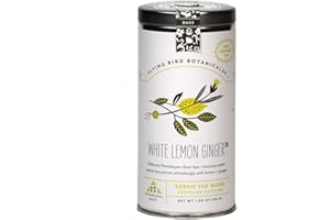 FLYING BIRD BOTANICALS White Lemon Ginger Tea, 15 CT