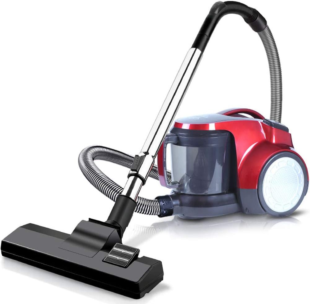 Giow Household Horizontal Vacuum Cleaner, High Suction Quiet One-Button Wire Multiple Tips Cyclonic,A