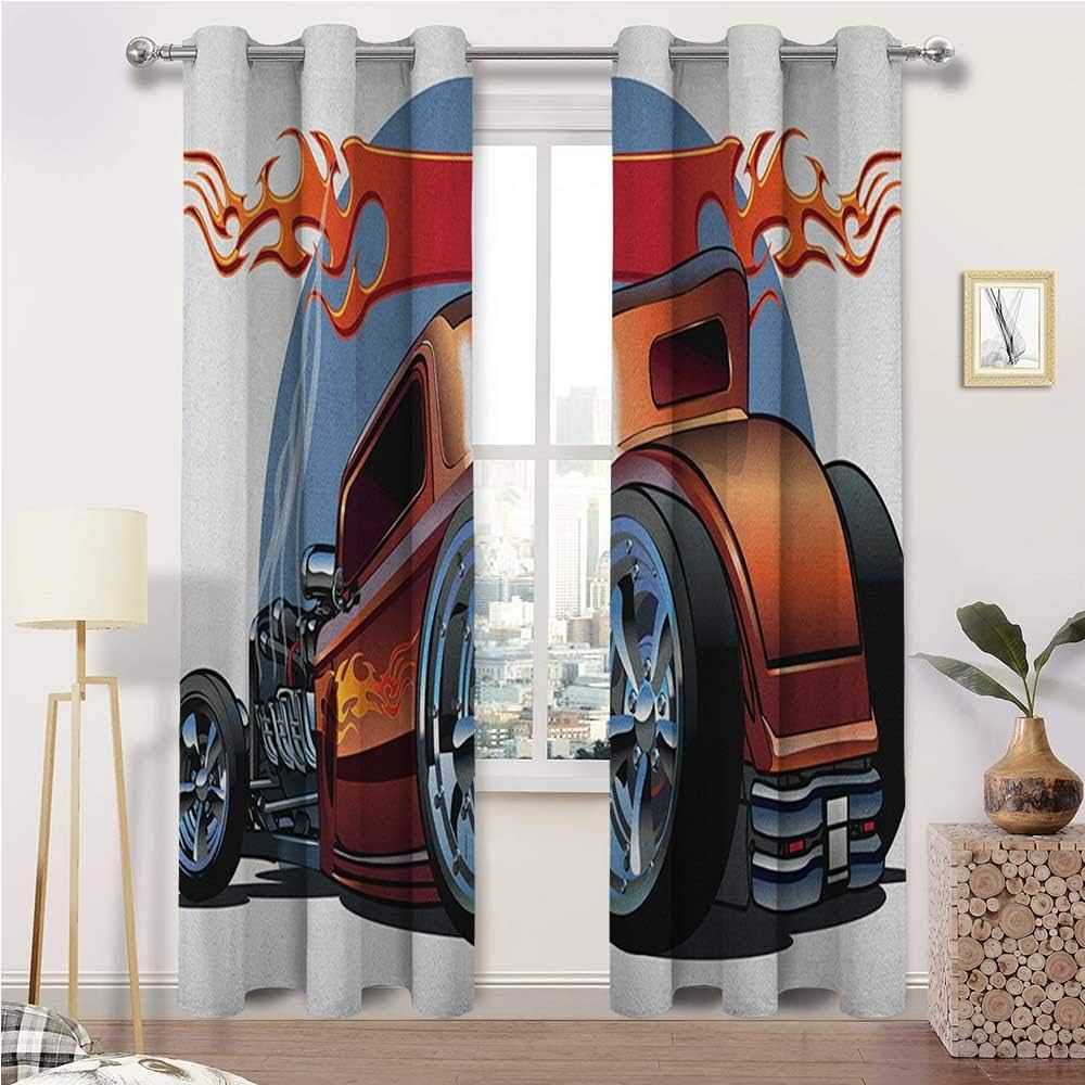 Amazon.com: Blackout Curtain Cars Temperature Balance Shades Cartoon
