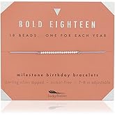 Lucky Feather 18th birthday gifts for girls | bracelet gifts for 18 year old girl | 14K Gold, Rose Gold, or Silver Dipped Beads on Adjustable Cord | Trendy 18 year old girl birthday gifts | 18 Jewelry bracelet