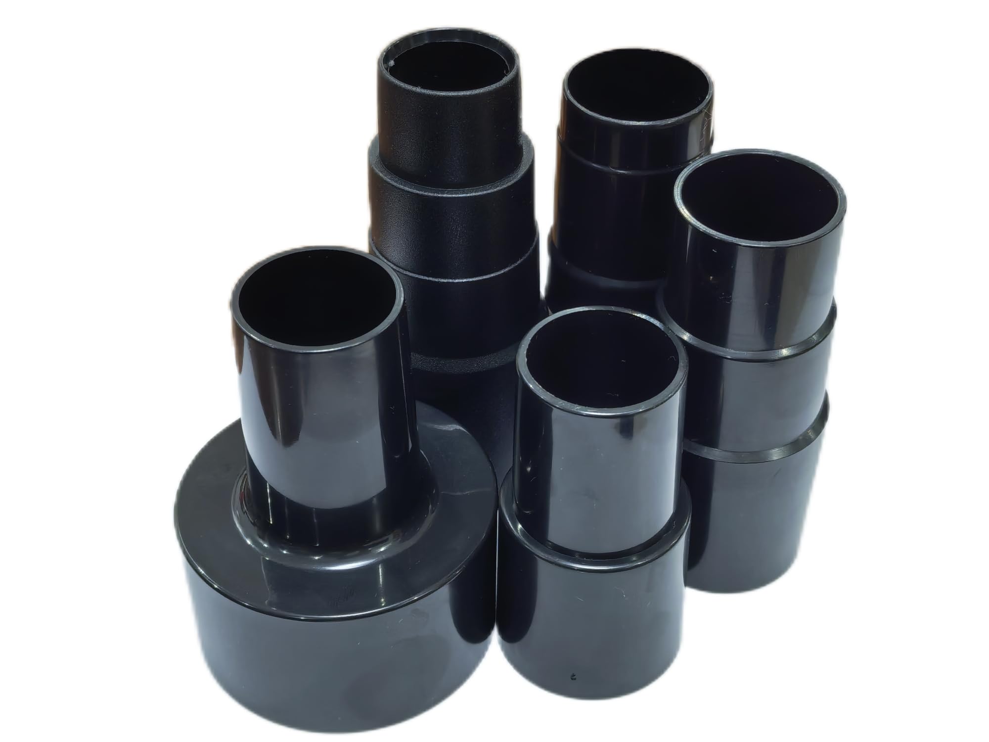 Photo 1 of ?5PCS)Plastic Vacuum Hose Connector Reducer Attachments Fits Vacuum Cleaner?2-1/2 inch to 1-1/4 inch, 1-3/8 inch to 1-1/4",1-1/2" to 1-3/8" to 1-1/4", 1" to 1-1/8" to 1-3/8" to 1-5/8",32mm to 32/35mm