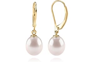 PAVOI Handpicked AAA+ Quality Freshwater Cultured Pearl Earrings Leverback Dangle Stud Pearl Earrings pavnud