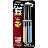 PC Products PC-Super Epoxy Adhesive Paste, Two-Part 1 oz Double Syringe, Translucent 16619