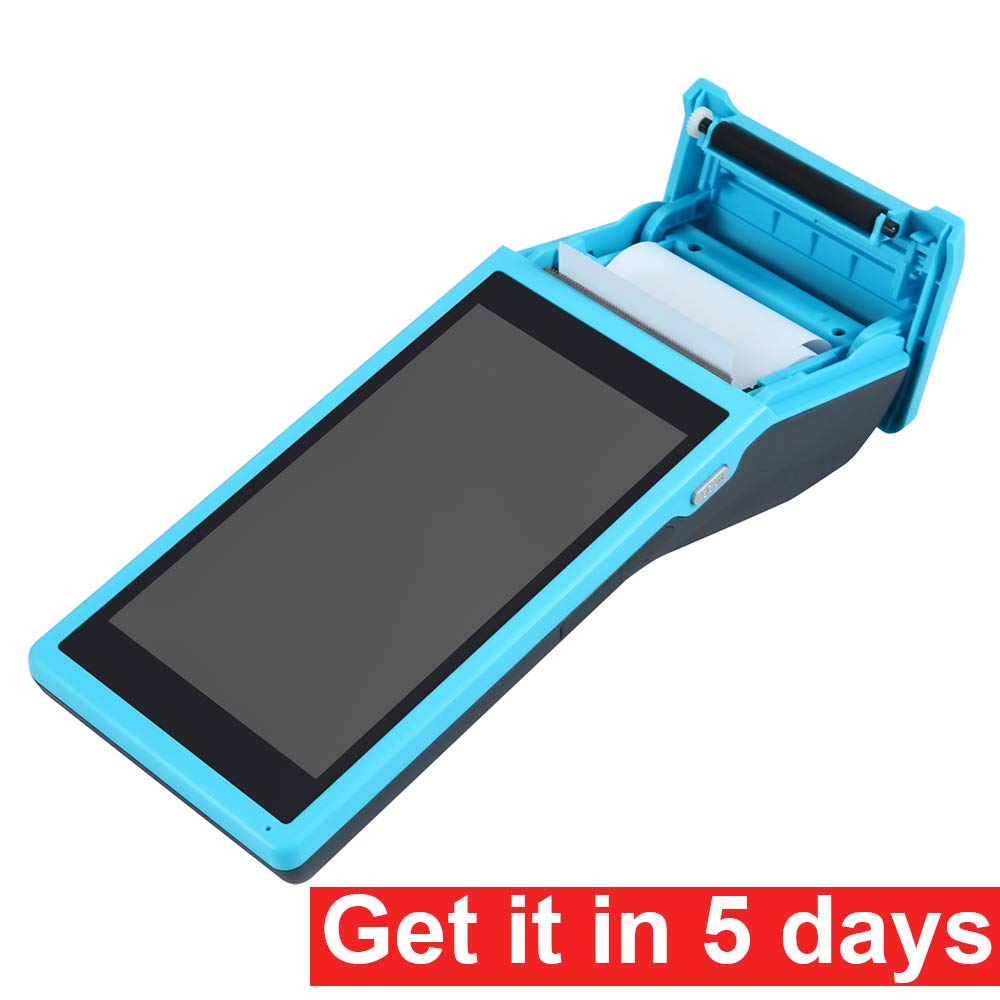 Android Handheld POS Terminal Built-in Printer Camera Scan 1D & 2D QR Code Support Loyverse