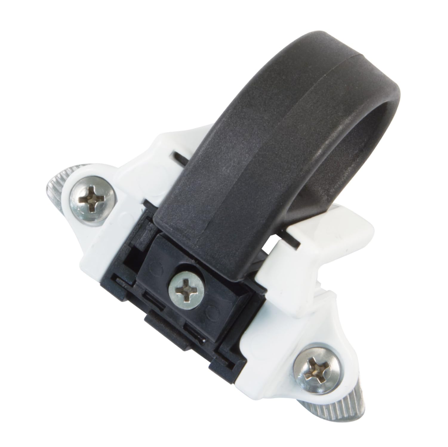 Amig - Set of 2 Sliding Window Shocks Mod. 6080 | 70 x 46 mm | Pressure Closure Safety Accessory | Resistant for Wind Currents, Children or Intruder | White Aluminium