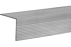 TRADEMARK HARDWARE Stair Nosing, Stair Edge Protector - Stair Nose Molding - Aluminum Mill, 42"