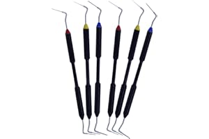 1-10 Kits 3 Colors Dental Sybron Endo-Buchanan Hand Plugger Stainless Tip Fill Obturation Size #0/1/2 SQ-K Fit KAVO BW (Color