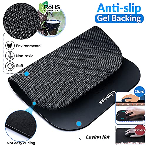 Gimars Large Gel Memory Foam Ergonomic Mouse Pad Wrist Rest Support
