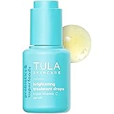 TULA Skin Care Brightening Treatment Drops - Vitamin C Serum, Brightens the Look of Dull Skin & Dark Spots, 1 fl oz.