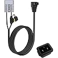 JacEnergy Anderson 50A Plug to Power Cord Cable for 12 Volt Refrigerator 12V Fridge Freezers RV Refrigerator Portable Refrigerator Portable Freezer Compressor Electric Cooler