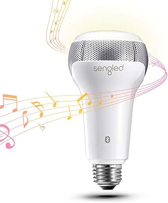 sengled solo dimmable led light bulb with jbl speakers