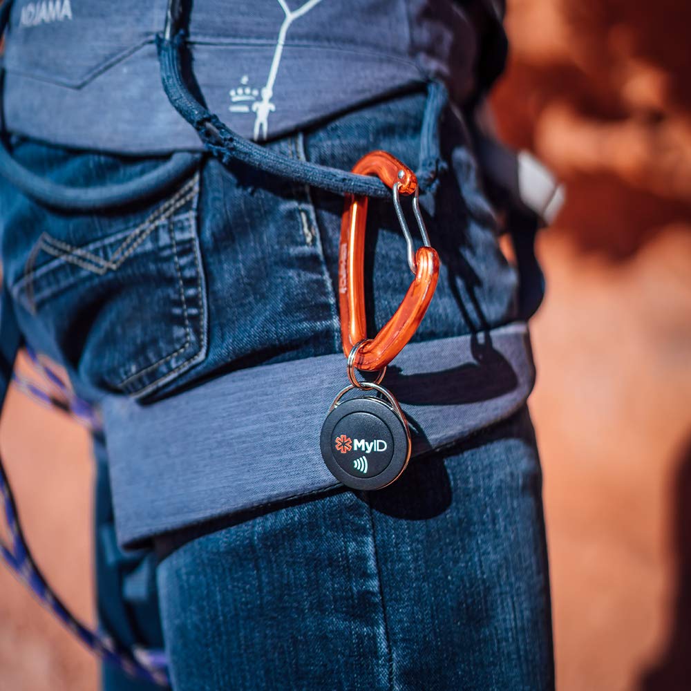 MyID Tag Medical ID Featuring NFC and QR Code Technology, Perfect for Kids and Pets