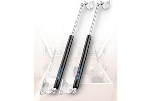 ARANA 23 inch 100 lb Gas Prop Strut with Brackets, 445N/100 Pound Heavy Duty Lift Spring Shocks for Murphy Bed Large Garbage Box Floor Hatch Custom Window, 2Pcs