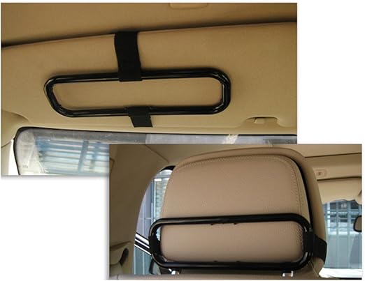 Amazon Evelin Lee車サンバイザーティッシュペーパーボックスホルダーオートアクセサリーholdクリップゴムバンド付き 1pcs ブラック ティッシュケース ホルダー オンライン通販