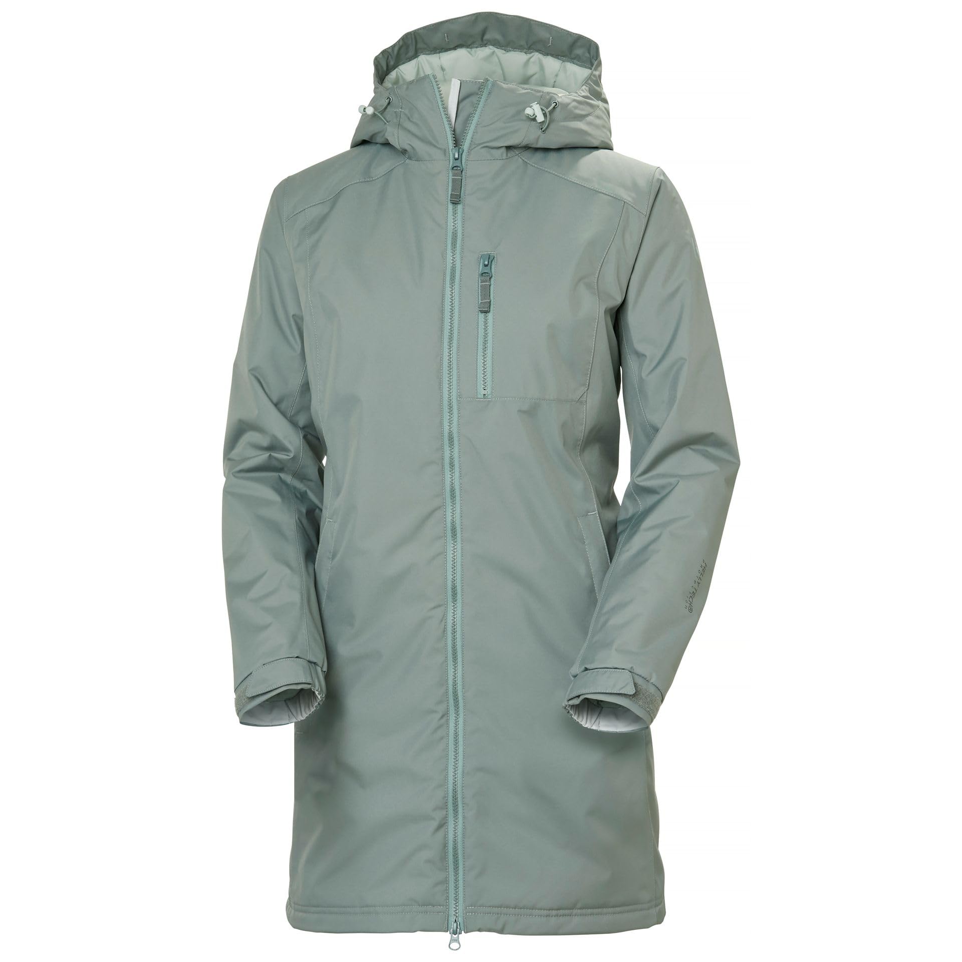 Helly Hansen Women's Long Belfast Winter Jacket, 485 Grey Cactus, X-Small Image